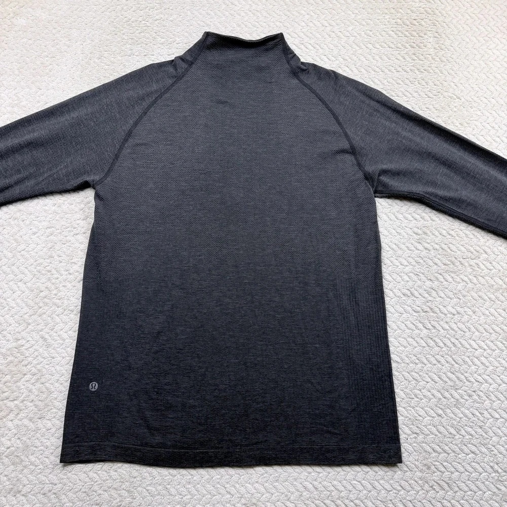 Lululemon Metal Vent Tech 1/2 Zip 2.0 Deep Coal / Black Men's Medium M Stretch